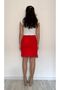 Women's Red Mini Skirt - 9
