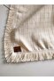 100% Cotton Buldan Monica Linen Fabric Tasseled Jute Accessory Bohemian Tablecloth - 4