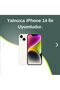 iPhone 14 (6.1 Inch) Compatible Shiny Epoxy Lux Transparent Case with Silvery Embossed Figure - 2