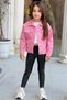 Floral Embroidery Embroidered Girls' Jeans Jacket-Seasonal-Festive - 7