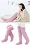 Sock Plush Sleeping Socks over the Knee Room Socks Foot Warmer Long Socks - 2