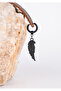 Unisex Steel Ring Dangle Angel Wing Model Earrings Does Not Darken Rust - 2