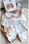 Baby Collar, Polka Dot Mother's Crown, Baby Hospital Release - 3