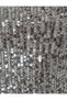 Evening Dress Bustier Sequin Embroidered Crop Thick Strap Loose Fit - 6