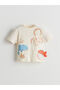 Lcw Baby Printed Baby Boy T-Shirt and Pants 2Pcs - 2