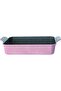 ,Rectangular Ovenware,Medium,43*21.50cm,double integrated handle,Pink Marble Color. - 2