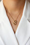 Letter Balloon Model Gold Steel Necklace