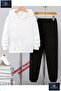 Hooded Children's "Butterfly Back Bsiln" Printed Tracksuit Set - 2