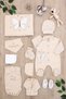 Organic Natural Baby Playmate - 10 Piece Hospital Discharge Bodysuit Set Stl6932 - 4