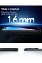 iPhone 16 Pro Max Compatible Halolock Magsafe Classic Hybrid Silicone Case Transparent Black - 6