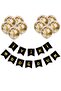 Happy Birthday Banner and Gold Confetti Transparent Set Gold - Black Birthday Balloon Set