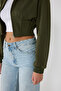 Zippered Hooded Sweatshirt - 4