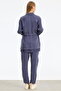 1873.01 Model Qks - Mesh Detailed Jacket and Trousers Set - 4