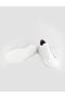 Leather Lining Genuine Leather White Lace-Up Men's Sports Shoes - 4