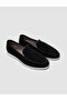 100% Genuine Leather Black Suede Men's Casual Shoes - 4