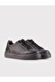 Genuine Leather Black Lace-Up Polyurethane Sole Men's Sports Shoes - 2
