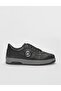 Genuine Leather Black Fur Lace-Up Men's Sports Shoes
