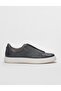 Genuine Leather Navy Blue Elastic Men's Sports Shoes