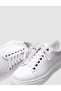Genuine Leather White Lace-Up Men's Sports Shoes - 4