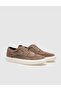 Genuine Leather Mink Suede Lace-Up Men's Sports Shoes - 2
