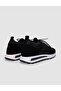 Knitwear Black Lace-Up Men's Sports Shoes - 3
