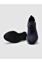 Knitwear Navy Blue Lace-Up Men's Sports Shoes - 4