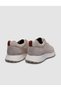 Knitwear Beige Lace-Up Men's Sports Shoes - 3