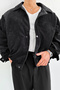 Velvet Corduroy Quilted Coat Jacket - 4