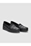 Black Stitching Detailed Women's Comfort Shoes - 2