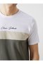 Lcwaikiki Classic Crew Neck Short Sleeve Color Block Men's T-Shirt - 3