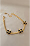 Black Clover Detailed Steel Bracelet - 2