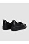 Black Stone Detailed Women's Comfort Shoes - 3