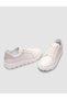 100% Genuine Leather White Lace-Up Women's Sports Shoes - 4