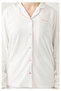 Women's Cream Cotton Modal Over-The-Knee Boxed Pajama Set Q8.U.8O.K2.K.A8.P.C - 3