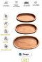 Soil Oval Casserole Small Size 20 Cm Set of 3 - 2