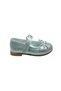 1010 Emt İlkadım Silver - Shiny Ballerinas and Mustache Bow Girls' Evening Dress Shoes Fancy - 2