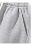 Plus Size Comfortable Men's Gray Sports Sweatpants - Straight Leg Baggy Pants 52Kghjm - 3