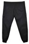 Cargo Pocket Plus Size Lycra Jogger Pants Black 1903 - 2
