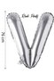 V Letter Balloon - 68 cm - Strong Helium Color