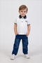 Boy's Polo Neck Lakost T-Shirt Jeans 2-Piece Set