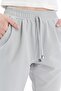 Elastic Waist Lace Detailed Narrow Leg Fabric Trousers - 3