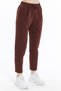 Elastic Waist Lace Detailed Narrow Leg Fabric Trousers - 7
