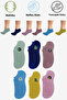 Bamboo Sneaker Invisible Seamless 6-Piece Unisex Socks