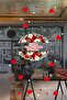 Roses Hearts Happy Valentine's Day Glass Showcase Room Sticker 70cm