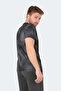 Casual Crew Neck Pattern Half Sleeve T-Shirt Top Men's T-Shirt Black - 6