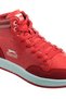 High Top Lace up Casual Sports Shoes Sneaker Red - 4