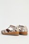 Genuine Leather Beige Women's Sandals Pc-54522 - 3