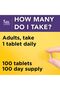 Vitamin C 1000mg, Continuous Release with Rose Rose, 100 Tablets - 5