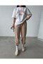 Plus Size Women's High Waist California USA Printed Tracksuit T-shirt Summer Suit - 3