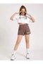 Girl's California Printed Crop Shorts Top and Bottom Children's Set - 4
